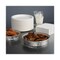 Boardwalk 48 oz. 9 in. Diameter x 1.66 in. Round Aluminum To-Go Containers - Silver (500/Carton)